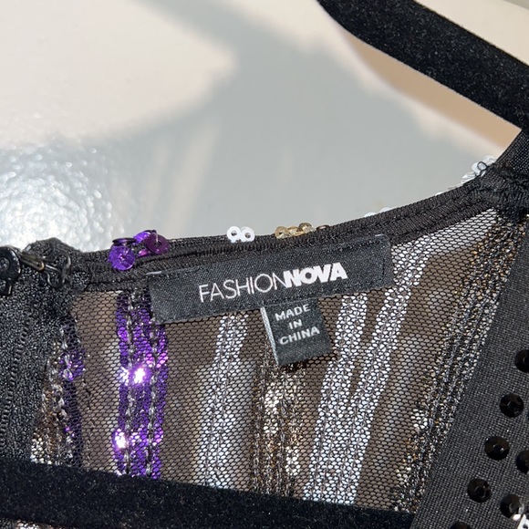 Sequin mini dress - Picture 3 of 4